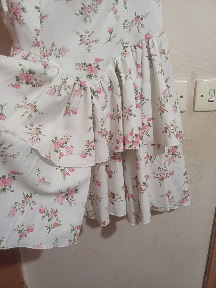 #Zara Nisole Bayan Mini Çiçek Desenli Yazlık Elbise#AskılıElbise - Görsel 2