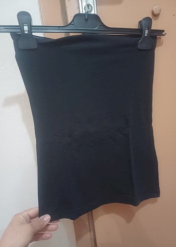 #Zara#H&M#Koton#Bayan Straplez Bluz#Siyah Mini DarKesim Büstiyer - Görsel 5