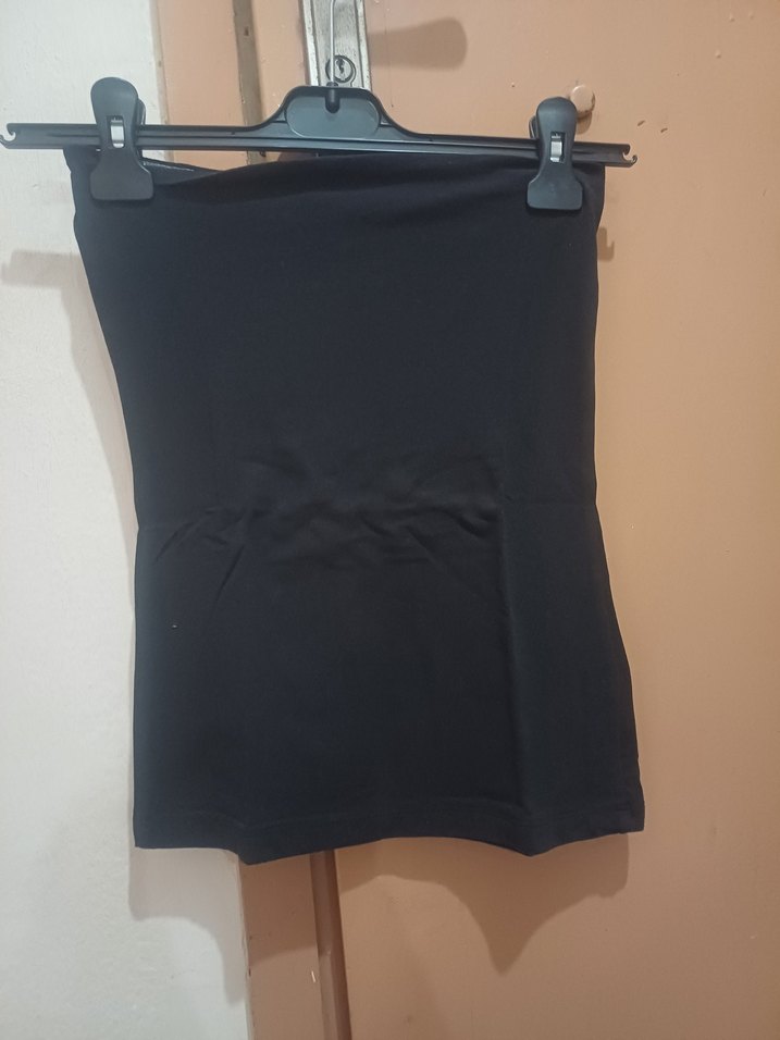 #Zara#H&M#Koton#Bayan Straplez Bluz#Siyah Mini DarKesim Büstiyer - Görsel 2