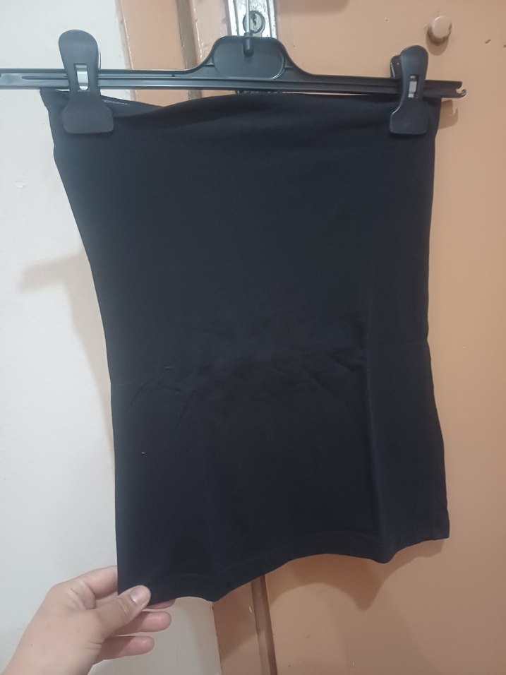 #Zara#H&M#Koton#Bayan Straplez Bluz#Siyah Mini DarKesim Büstiyer - Görsel 5