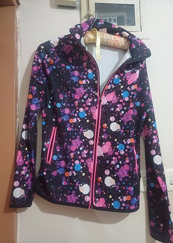 #Zara#H&M#Nike Bayan Spor Ceket#Kadın Çok Renkli Fermuarlı Ceket - Görsel 5