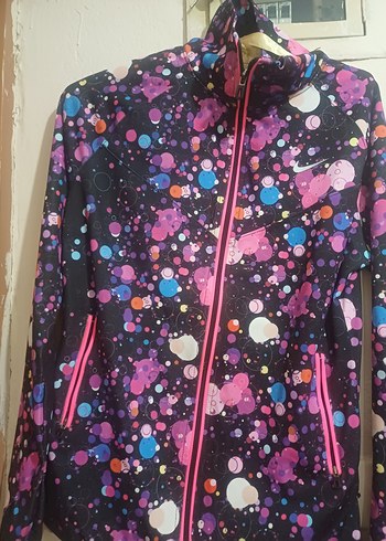 #Zara#H&M#Nike Bayan Spor Ceket#Kadın Çok Renkli Fermuarlı Ceket - Görsel 3