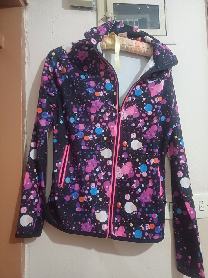 #Zara#H&M#Nike Bayan Spor Ceket#Kadın Çok Renkli Fermuarlı Ceket - Görsel 5