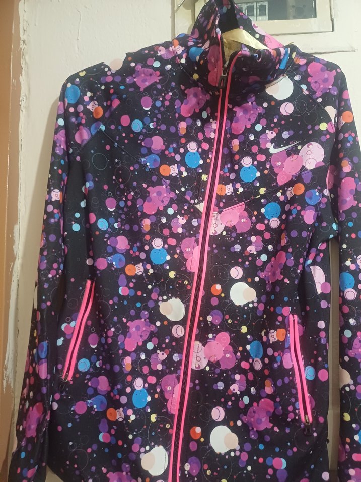 #Zara#H&M#Nike Bayan Spor Ceket#Kadın Çok Renkli Fermuarlı Ceket - Görsel 3