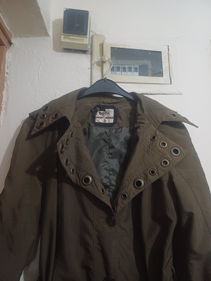 #Zara#Koton#Batik Bayan Trençkot&Palto#Kadın Kemerli Trençkot — görsel 3/10
