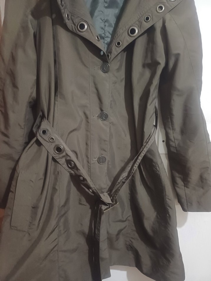 #Zara#Koton#Batik Bayan Trençkot&Palto#Kadın Kemerli Trençkot — görsel 4/10