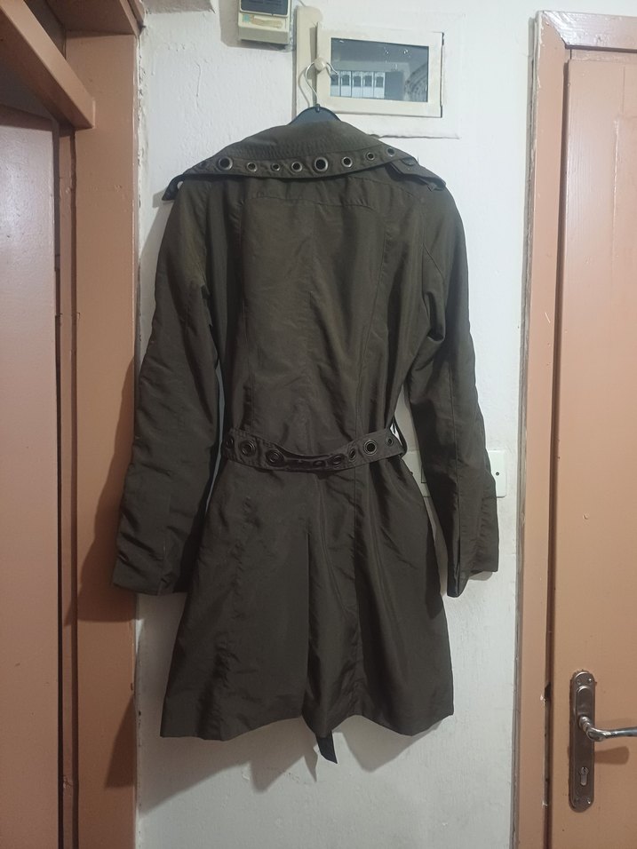 #Zara#Koton#Batik Bayan Trençkot&Palto#Kadın Kemerli Trençkot — görsel 5/10