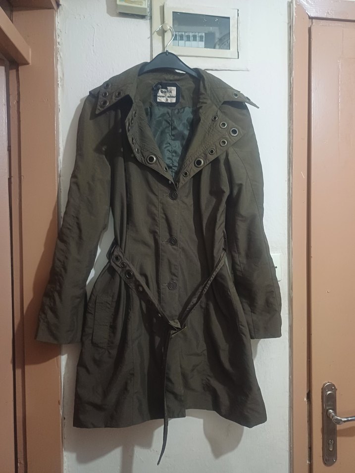 #Zara#Koton#Batik Bayan Trençkot&Palto#Kadın Kemerli Trençkot — görsel 2/10