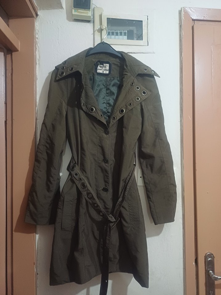 #Zara#Koton#Batik Bayan Trençkot&Palto#Kadın Kemerli Trençkot — görsel 9/10