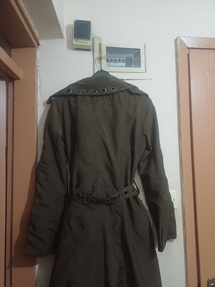#Zara#Koton#Batik Bayan Trençkot&Palto#Kadın Kemerli Trençkot — görsel 6/10