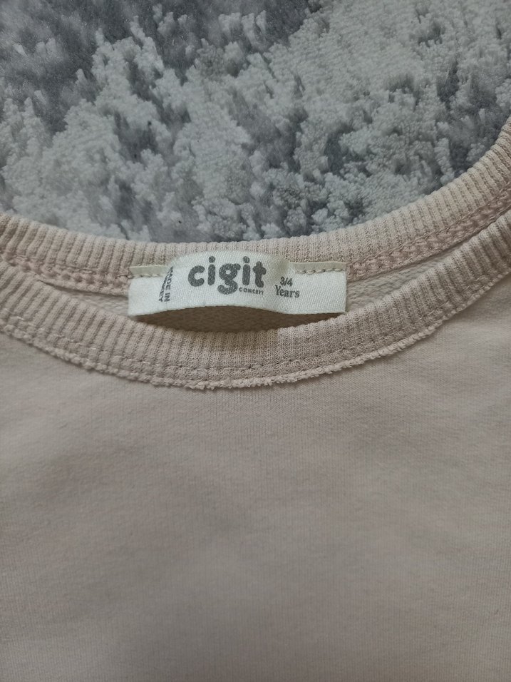 cigit Çocuk Gri Bol Kesim Eşofman Takımı - Görsel 2