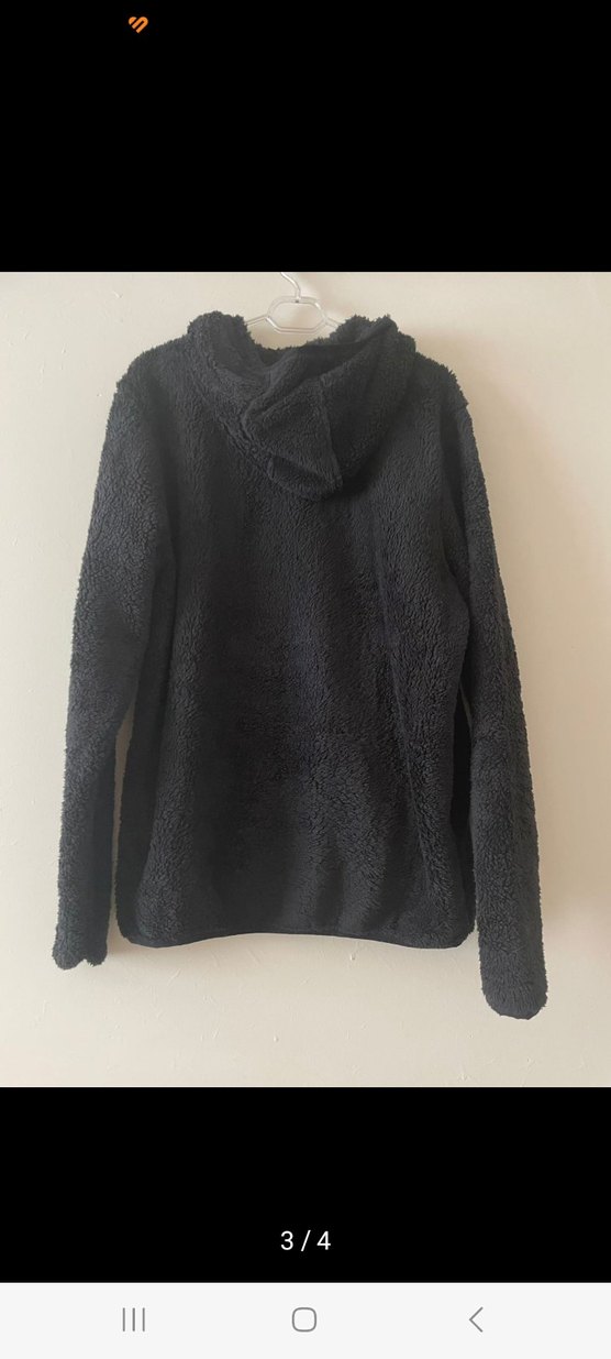 bad bear marka siyah Fermuarlı Kadın Polar Ceket - Görsel 2