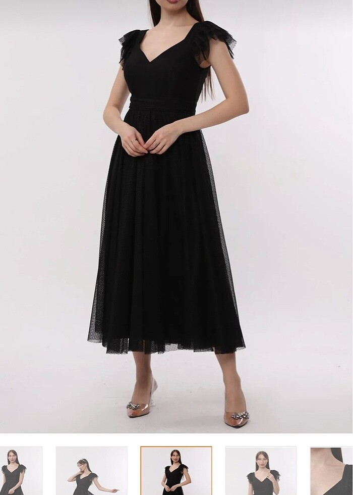 Midi elbise - Görsel 2