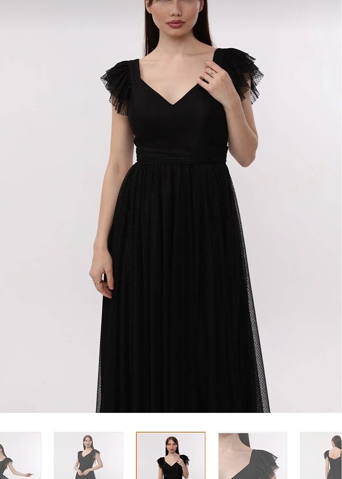 Midi elbise - Görsel 4