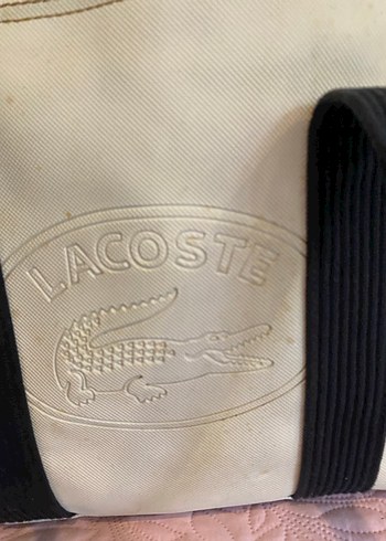 Lacoste Lacoste Beyaz Kadın Deri Tote Çanta