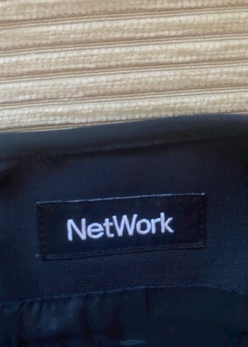 NETWORK Siyah Kolsuz Kısa Ofis Elbisesi - Görsel 6