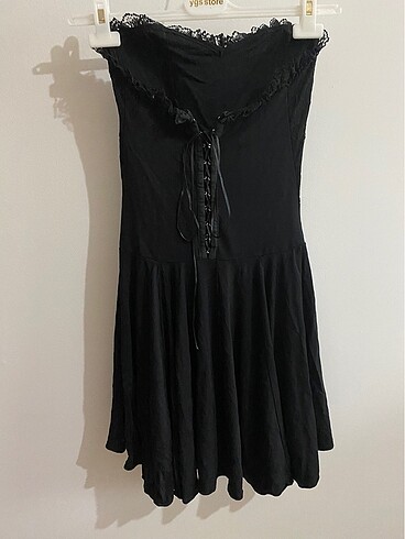 s Beden siyah Renk Vintage Gotik elbise