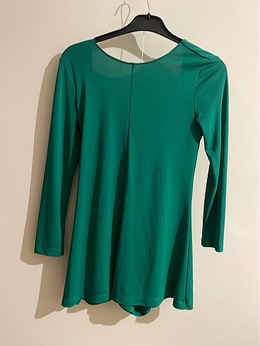 Zara sırtı açık uzun kol mini tulum - Görsel 8