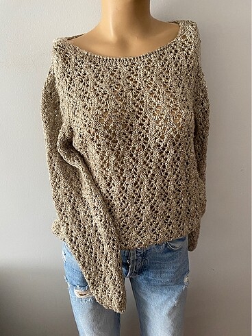 Topshop TOPSHOP DELİKLİ KAZAK