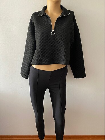 Koton AFRA SARAÇOĞLU for KOTON kapitone sweatshırt