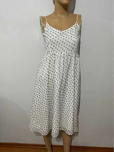MARKS & SPENCER şifon midi boy elbise