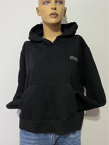 38 Beden siyah Renk Siyah UNİSEX kapüşonlu sweatshirt