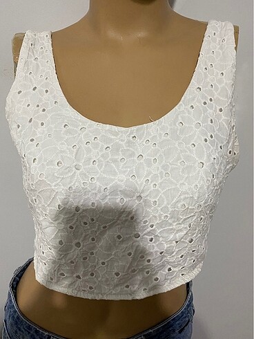 xl Beden Trendyol fistolu crop bluz