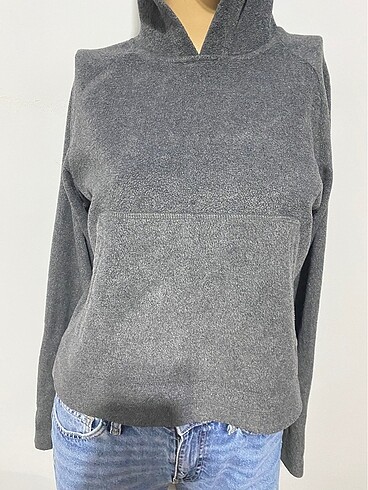 Zara ZARA KAPÜŞONLU SWEATSHİRT