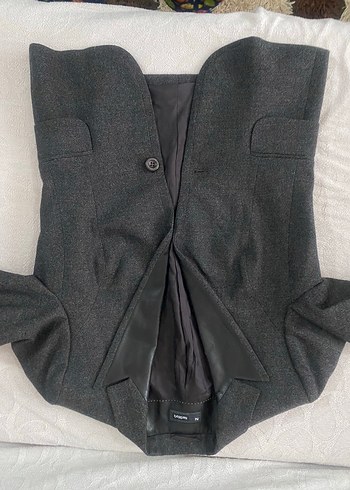 NETWORK DERİ YAKALI KLASİK CEKET - Görsel 6