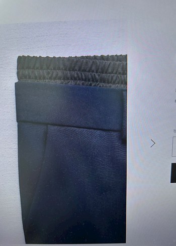 Lacivert Kemerli Kadın Kumaş Pantolon - Görsel 6