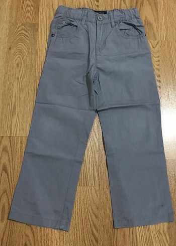 Gri Erkek Çocuk Bol Kesim Kot Eşofman Altı - Görsel 4