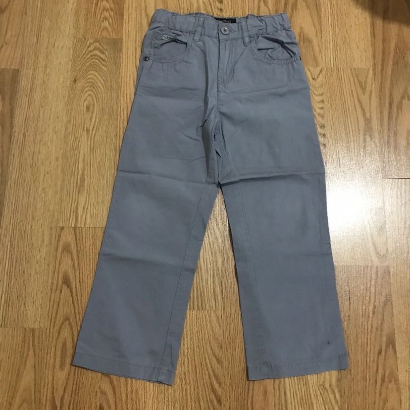 Gri Erkek Çocuk Bol Kesim Kot Eşofman Altı - Görsel 4