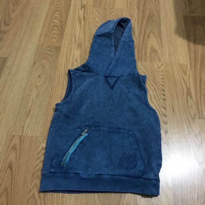 Gri Erkek Çocuk Bol Kesim Kot Eşofman Altı - Görsel 2