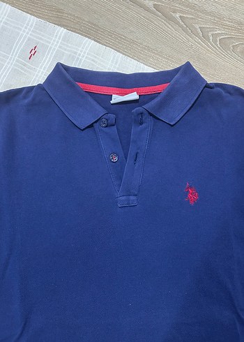 U.S Polo Assn. Erkek Mavi Polo Tişört