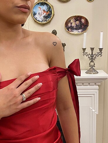 Kuramızı Abiye Elbise - Görsel 2