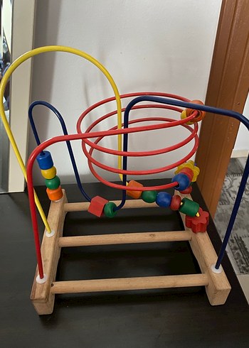 Renkli Ahşap Eğitici Oyuncak
