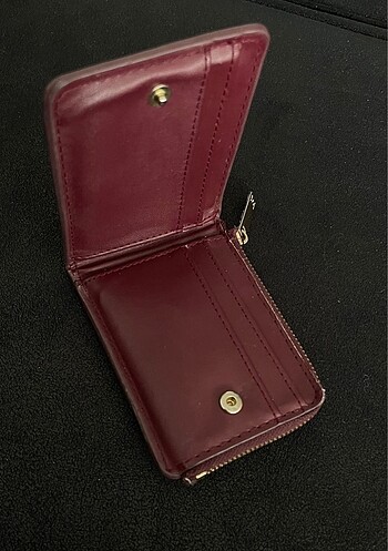 Mango Mango Bordo Cüzdan