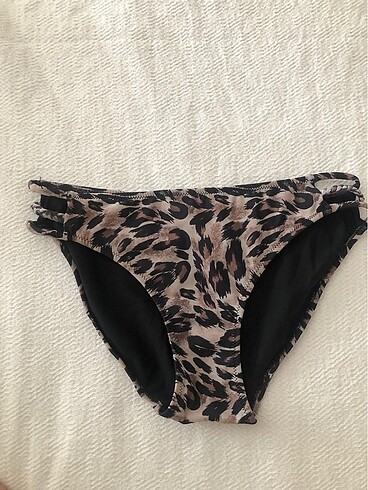 Leopar Desenli Bikini Alti