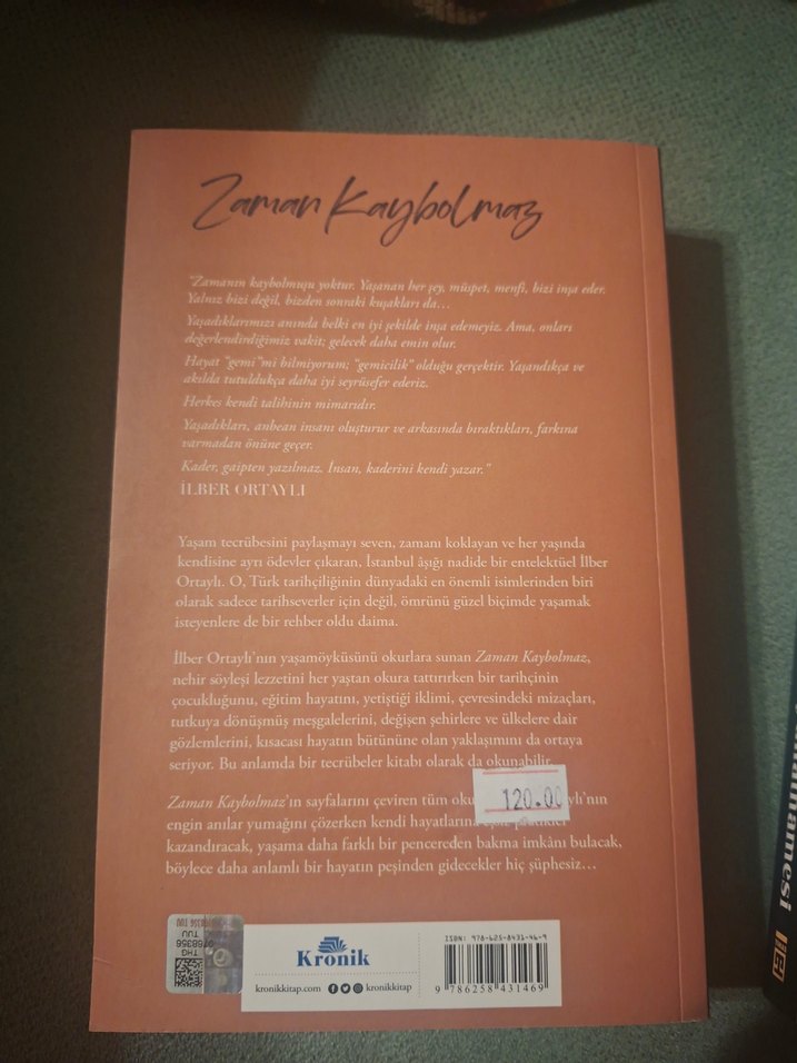 İlber Ortaylı - Zaman Kaybolmaz - Görsel 2