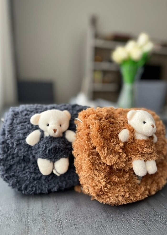 Ayıcıklı çocuk çantası  - Görsel 3