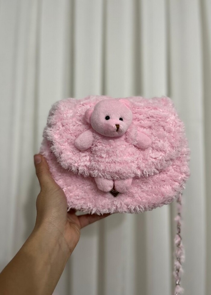 Ayıcıklı çocuk çantası  - Görsel 4