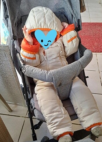 Kız erkek bebek astronot kozmonot tulum mont