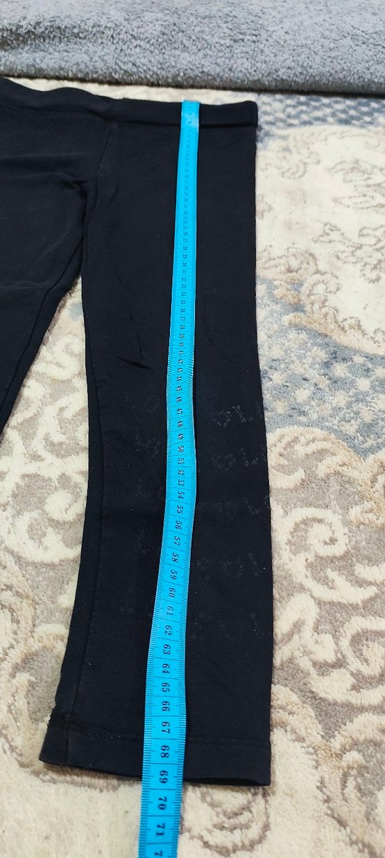 Kız Çocuk Siyah Streç Denim Tayt - Görsel 3