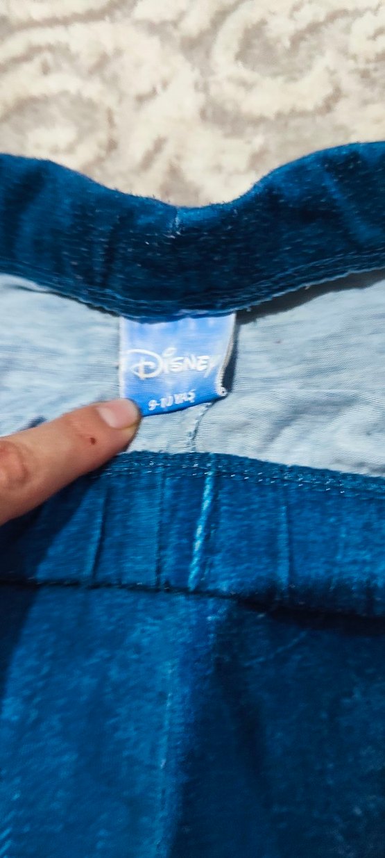 Kız Çocuk Baskılı Kot Tayt - Görsel 3