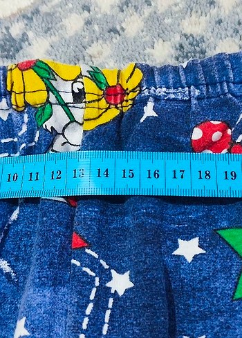 Kız Çocuk Çok Renkli Tie-Dye Desenli Denim Tayt - Görsel 2