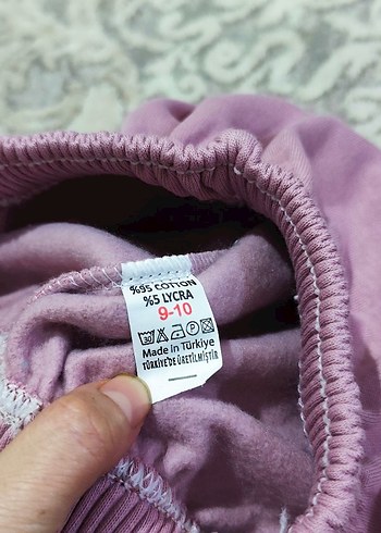 Pembe Baskılı Rahat Kesim çocuk Eşofman - Görsel 2