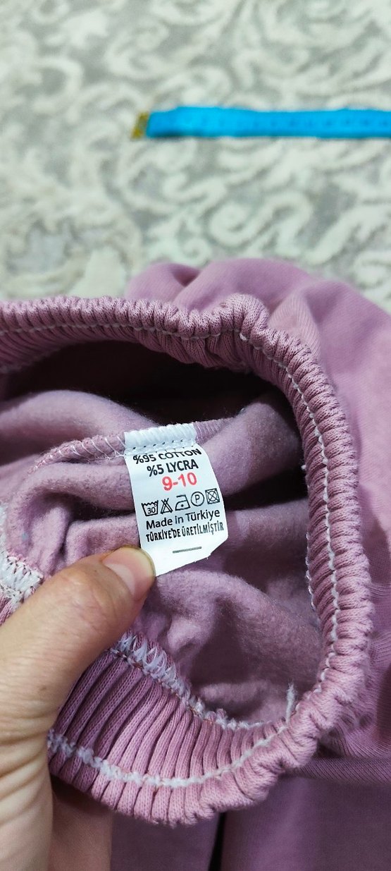 Pembe Baskılı Rahat Kesim çocuk Eşofman - Görsel 2