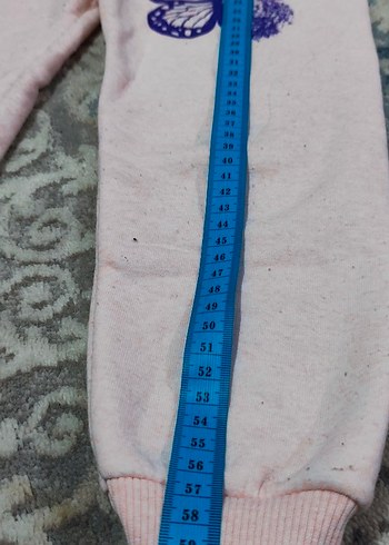 Kızlar için Pembe Baskılı Rahat Eşofman - Görsel 2