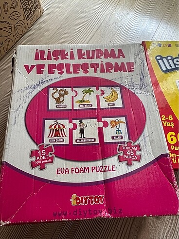 E.L.F Çocuk eğitici puzzle