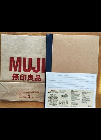 Muji 5li çizgili defter seti 